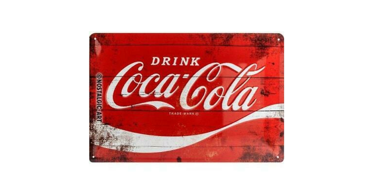Plaque Métal Vintage Coca-Cola